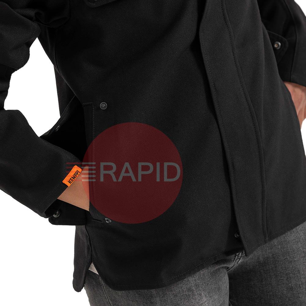 804060010FF  Kemppi Wear 0013 Black Unisex Jacket - Large